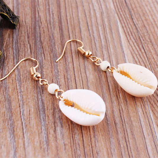 Women's Bohemian Conch Shell Temperament Earrings